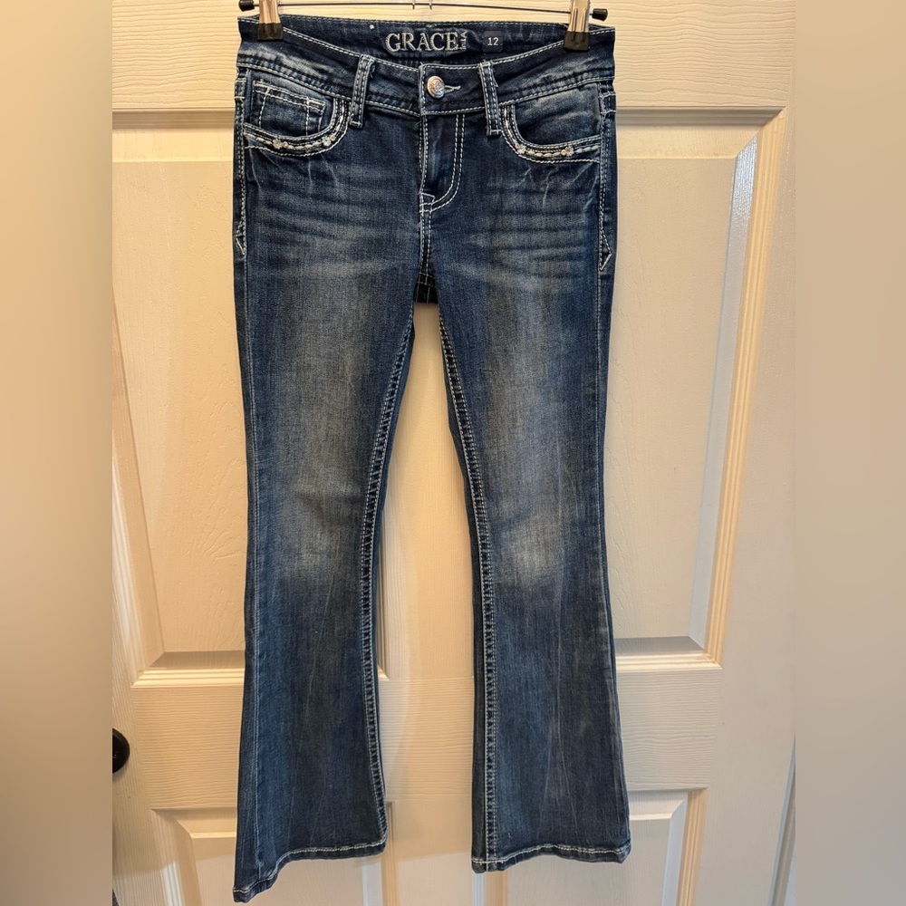 Grace in LA Girls Size 12 Bootcut Jeans. Only worn a few times. Like new.